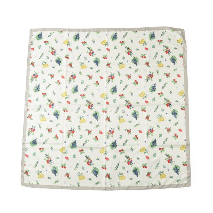 アイボリー(404) | 大判プリントスカーフ（88×88cm） | SHOO・LA・RUE