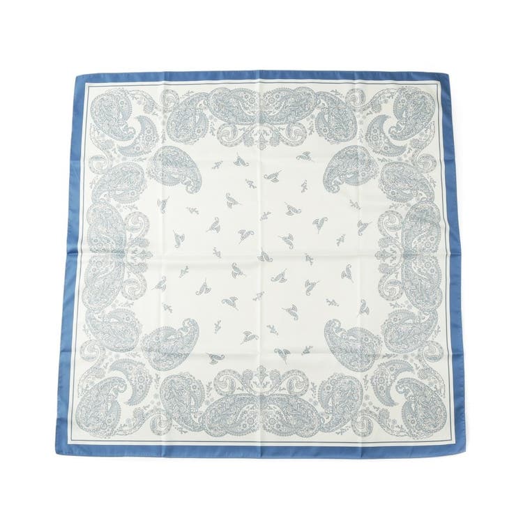 ブルー(493) | 大判プリントスカーフ（88×88cm） | SHOO・LA・RUE