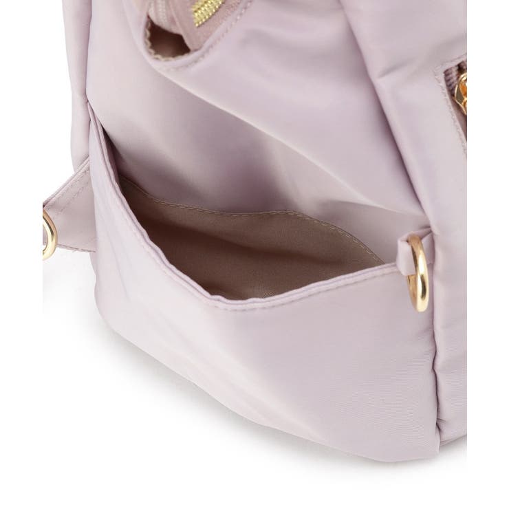 【撥水／2WAY】トートにもなる低反発ベルトの3層リュック | SHOO・LA・RUE | 詳細画像23 