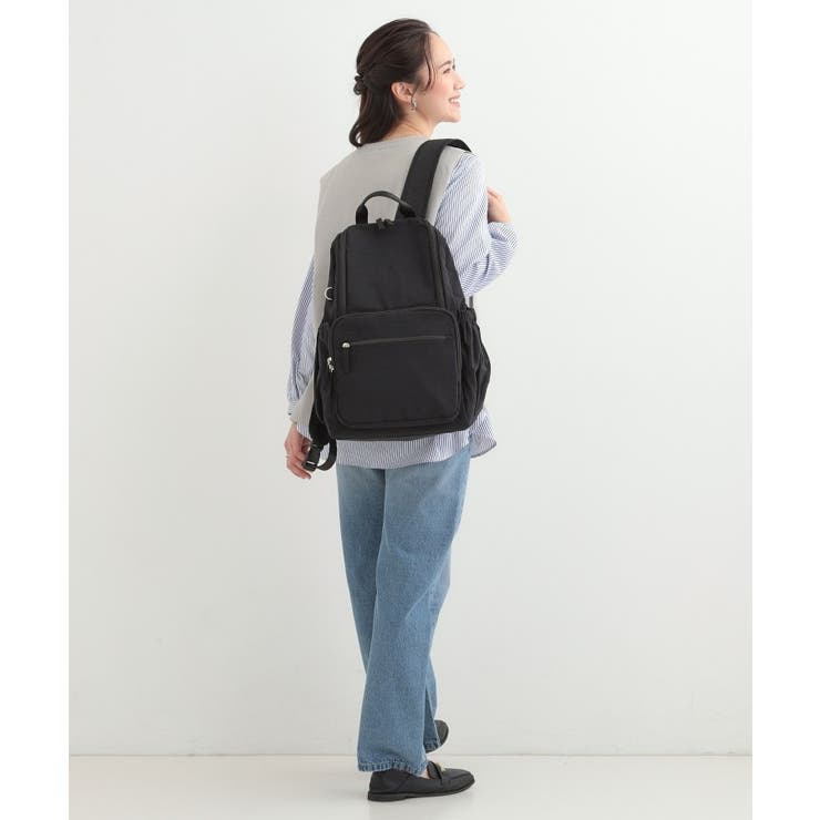 【撥水】ワンタッチショルダー自立リュック | SHOO・LA・RUE | 詳細画像2 