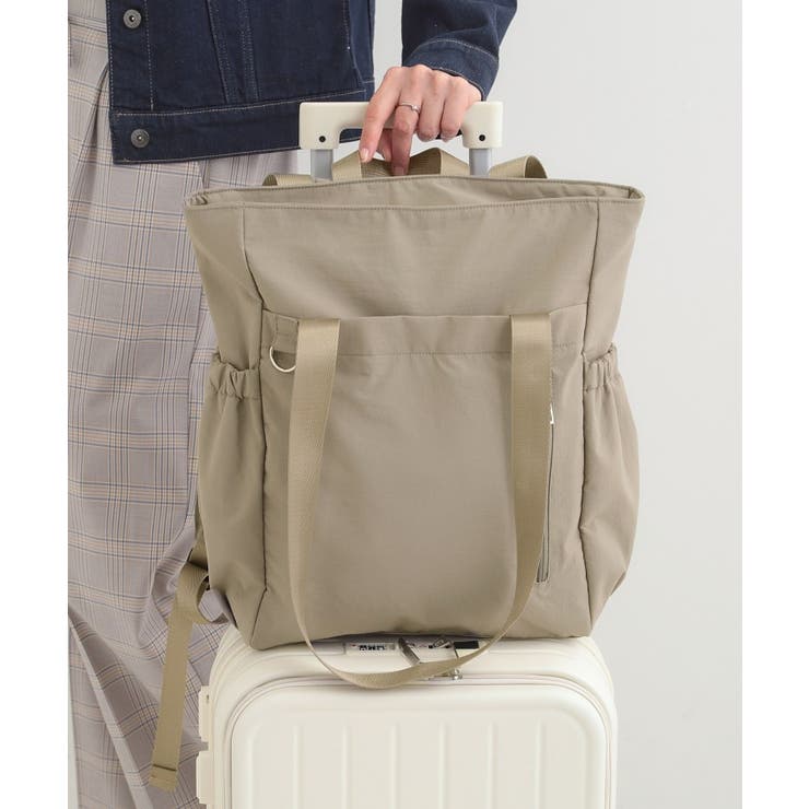 【撥水】トートにもなるスクエアリュック | SHOO・LA・RUE | 詳細画像5 