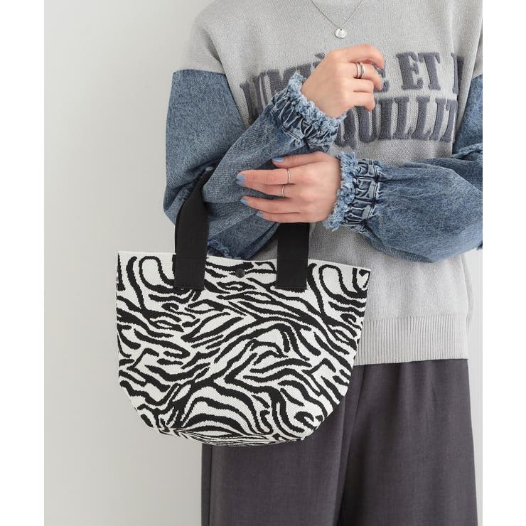 ニットランチトートバッグ | SHOO・LA・RUE | 詳細画像5 