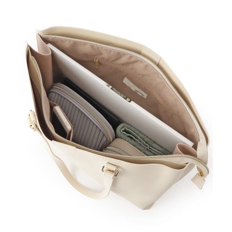 【A4】サイド配色トートバッグ | SHOO・LA・RUE | 詳細画像16 