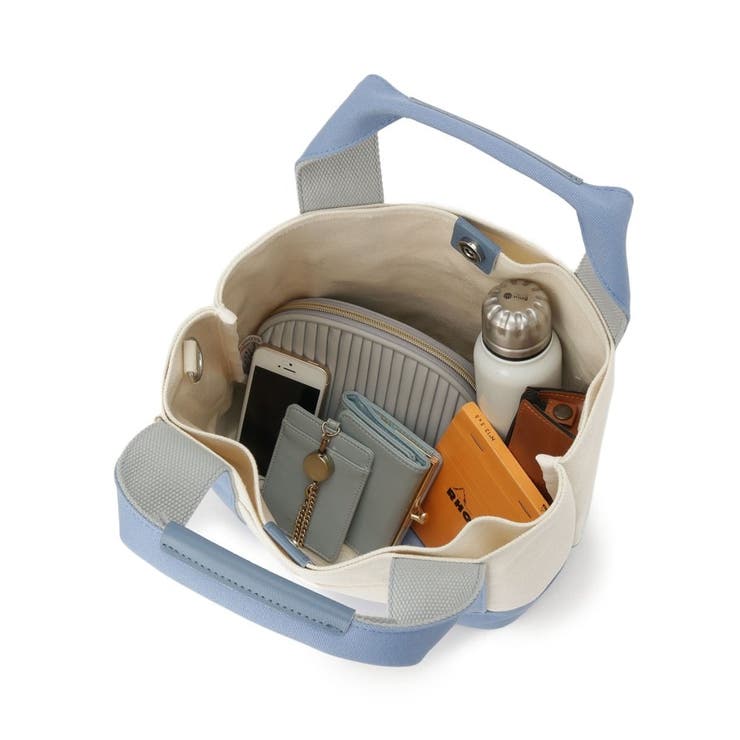 配色キャンバストートバッグ | SHOO・LA・RUE | 詳細画像16 