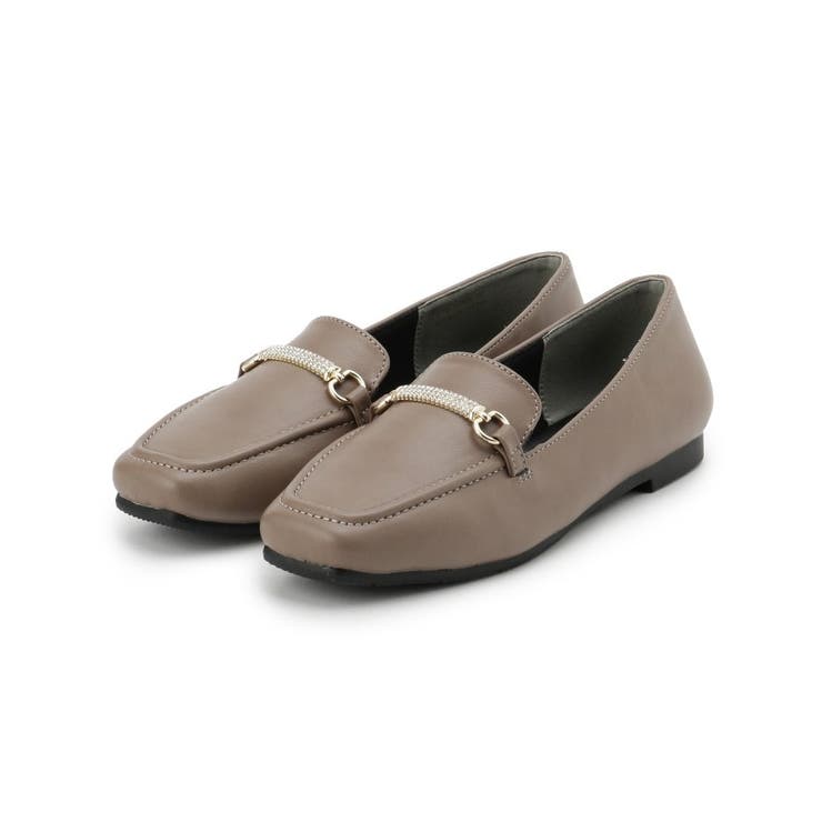 トープ(054) | 【消臭】キラキラビットローファー | SHOO・LA・RUE