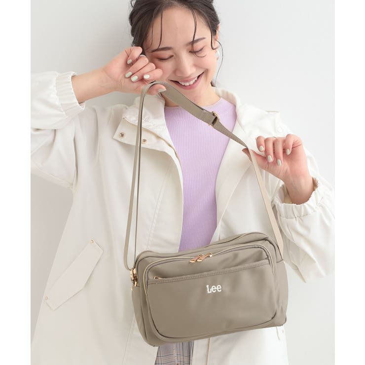 グレージュ(050) | 【Lee別注／撥水】7ポケットショルダーバッグ | SHOO・LA・RUE
