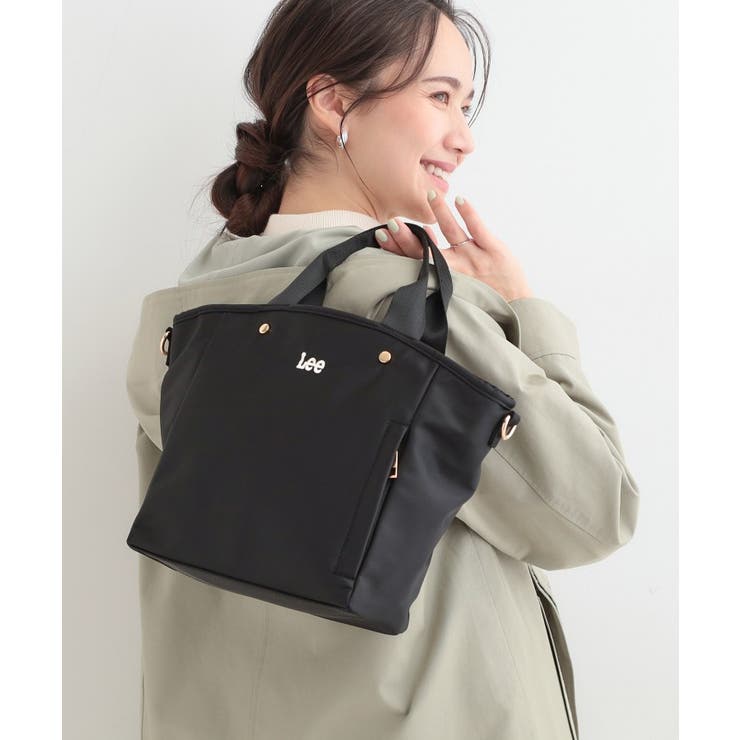 ブラック(019) | 【Lee別注／撥水】6ポケットトートバッグ | SHOO・LA・RUE