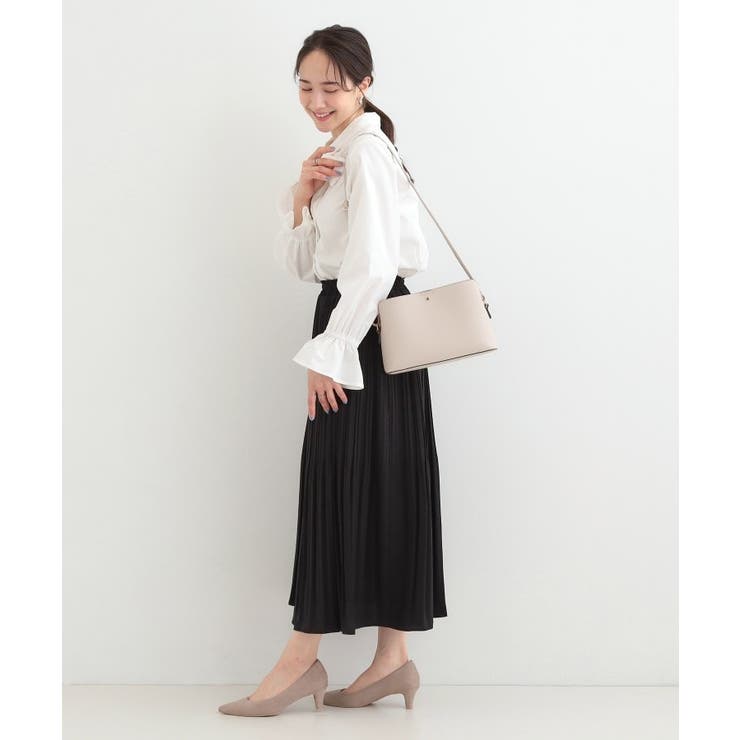 一枚革風3層ショルダーバッグ | SHOO・LA・RUE | 詳細画像6 