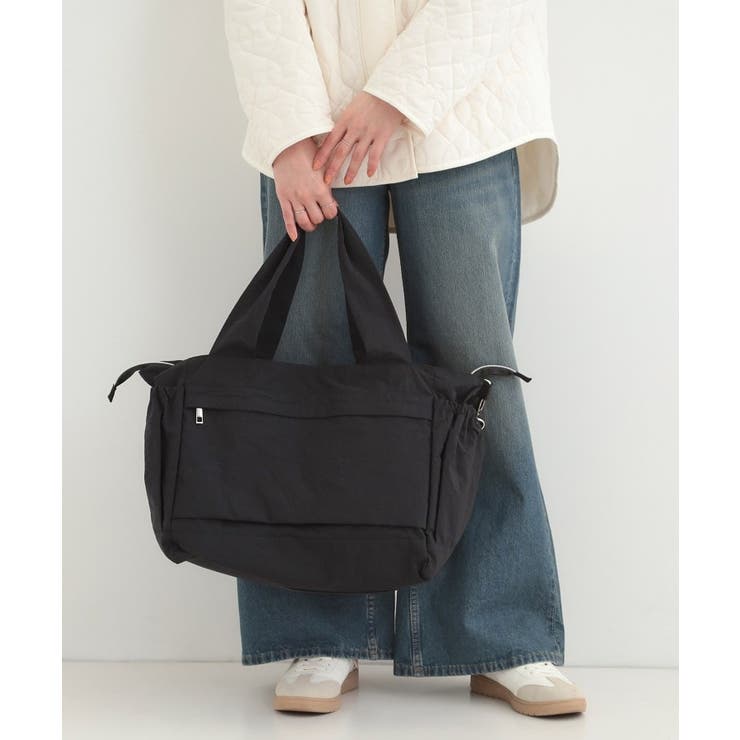 ブラック(019) | 【撥水】トラベルボストンバッグ【キャリーオン】 | SHOO・LA・RUE