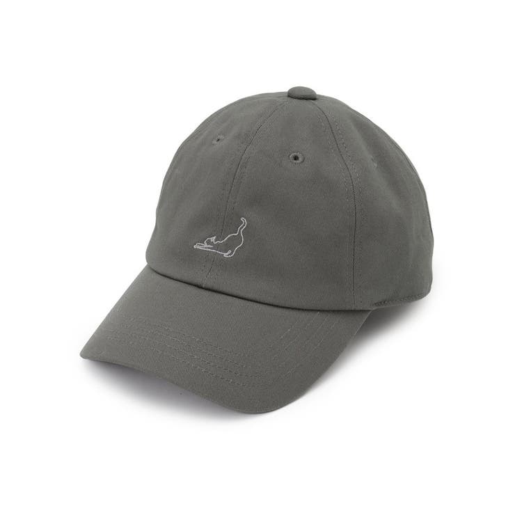 グレー(012) | 猫シルエット刺繍キャップ | SHOO・LA・RUE