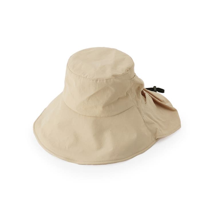 【UV/吸水速乾】うしろリボンシェード付きハット | SHOO・LA・RUE | 詳細画像1 