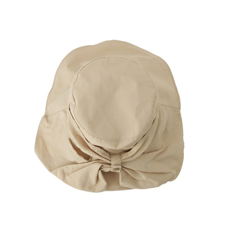 【UV/吸水速乾】うしろリボンシェード付きハット | SHOO・LA・RUE | 詳細画像3 