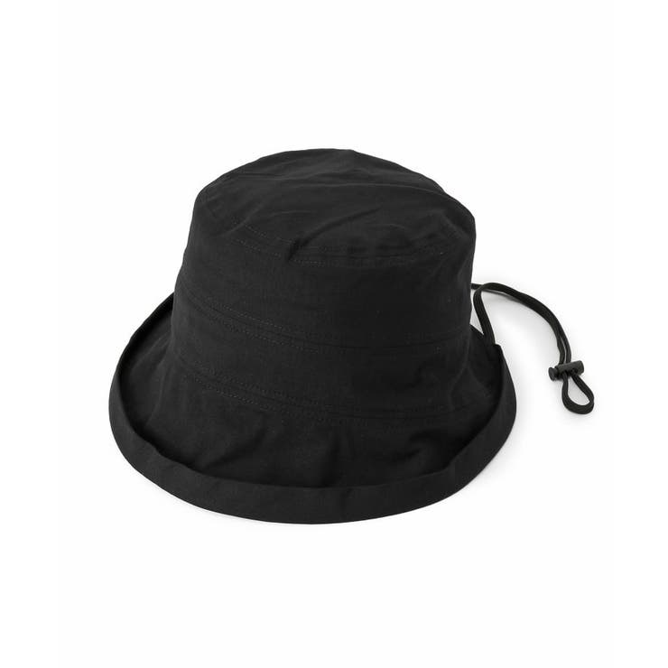 ブラック(019) | 【UV/吸水速乾】つば先UPハット | SHOO・LA・RUE