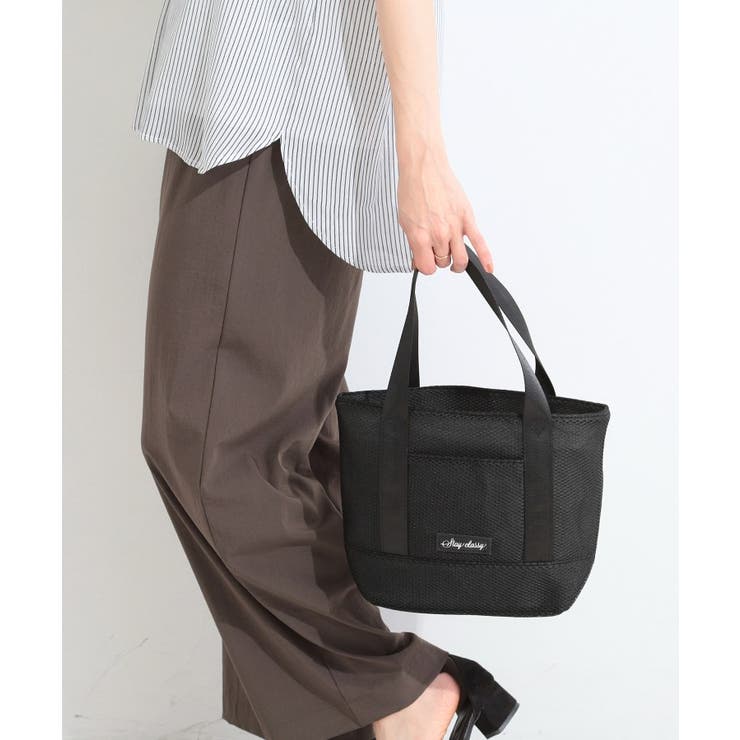 ブラック(019) | メッシュトートバッグ | SHOO・LA・RUE