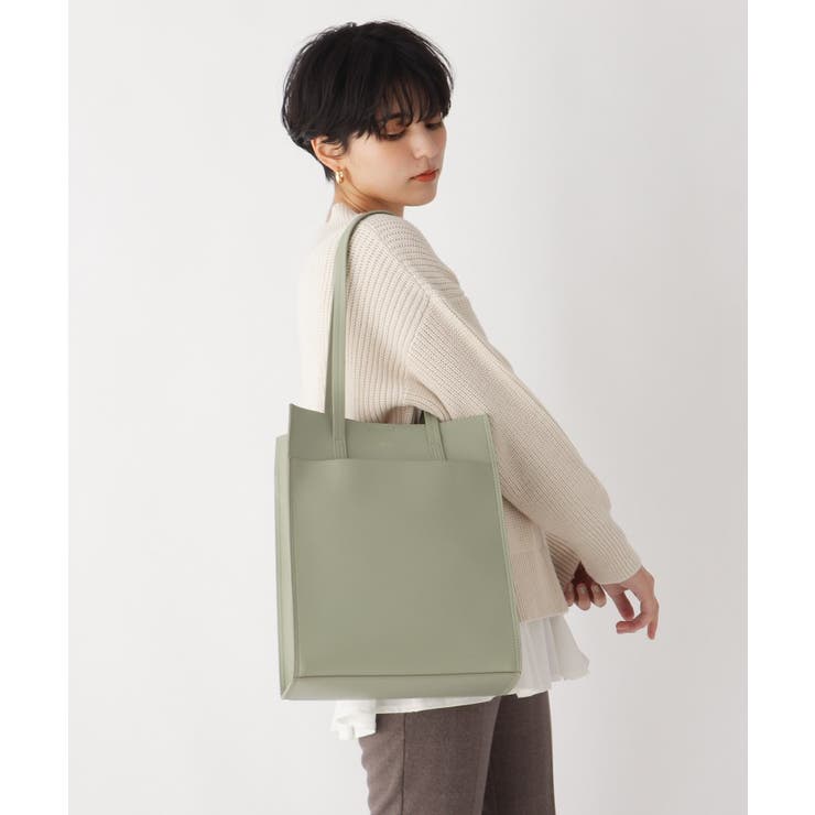 スクエアタテA4トートバッグ【A4サイズ収納可・軽量・抗菌防臭裏地使用】[品番：WRDW0137832]｜OPAQUE.CLIP（オーペック ドット  クリップ）のレディースファッション通販｜SHOPLIST（ショップリスト）