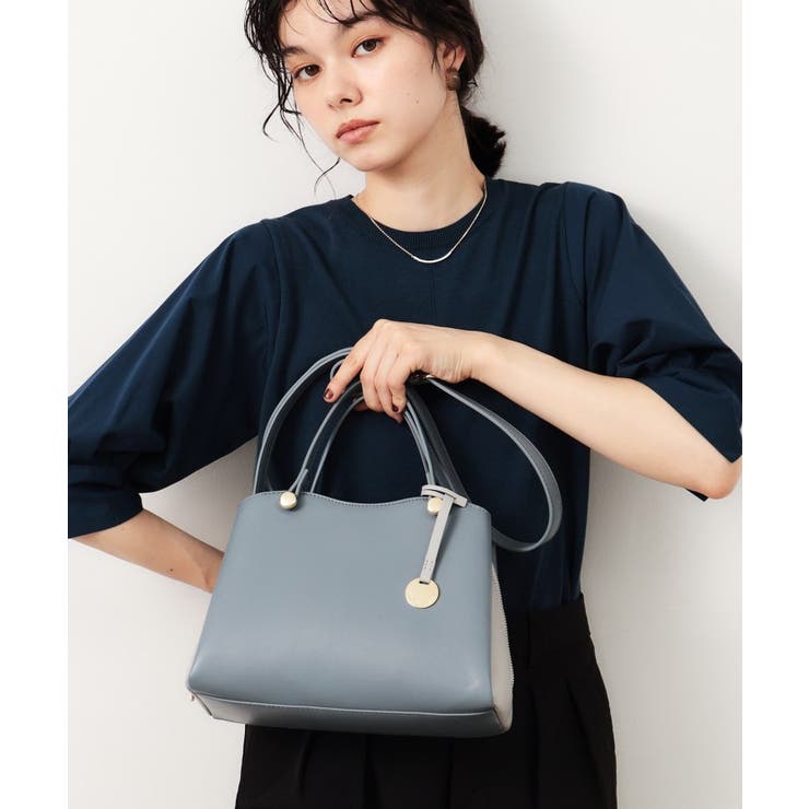 超美品!! Chloe 拡張機能付き ボストン ハンドバッグ レザー バイカラー