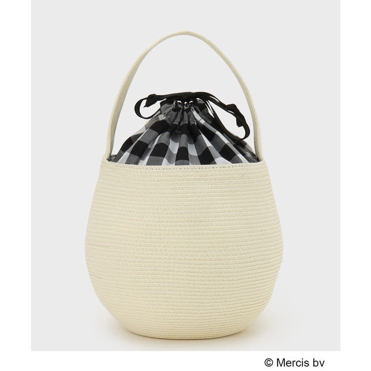 OPAQUE.CLIP ミッフィーmiffy ペーパーポットバッグ　ハンドバッグ Dick Bruna × OPAQUE.CLIPコラボ】miffy ペーパーポットバッグ