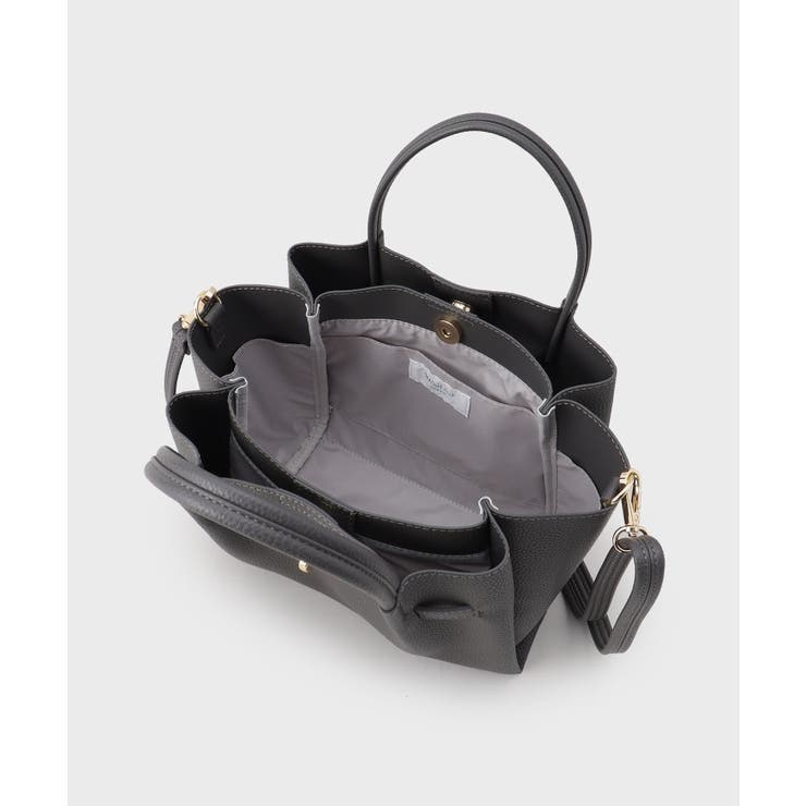 【軽量/2WAY/通勤対応】フロントベルトデザインミドルトートバッグ | OPAQUE.CLIP | 詳細画像27