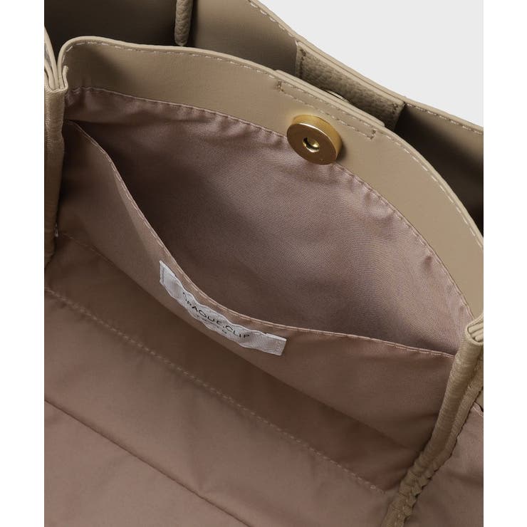 【軽量/2WAY/通勤対応】フロントベルトデザインミドルトートバッグ | OPAQUE.CLIP | 詳細画像34