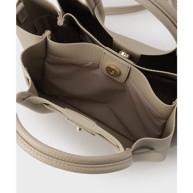 【軽量/2WAY/通勤対応】フロントベルトデザインミドルトートバッグ | OPAQUE.CLIP | 詳細画像36