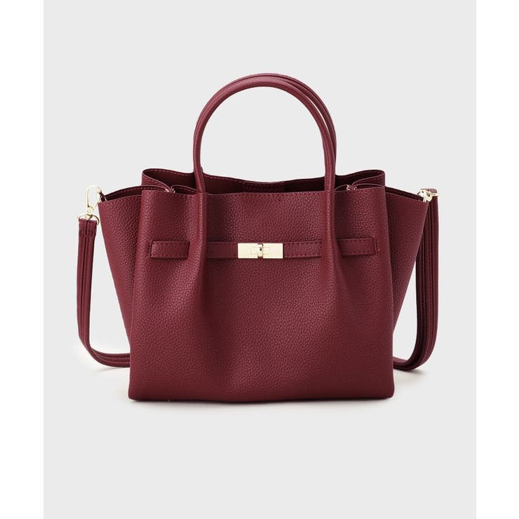 【軽量/2WAY/通勤対応】フロントベルトデザインミドルトートバッグ | OPAQUE.CLIP | 詳細画像20