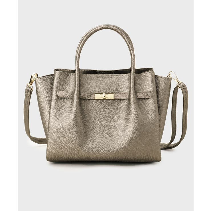 【軽量/2WAY/通勤対応】フロントベルトデザインミドルトートバッグ | OPAQUE.CLIP | 詳細画像21