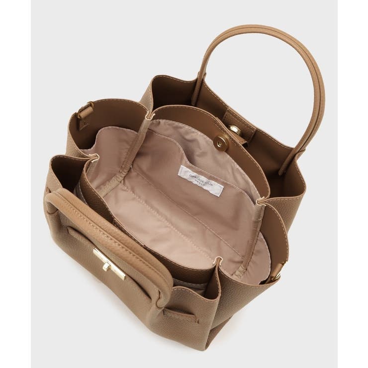 【軽量/2WAY/通勤対応】フロントベルトデザインミドルトートバッグ | OPAQUE.CLIP | 詳細画像30