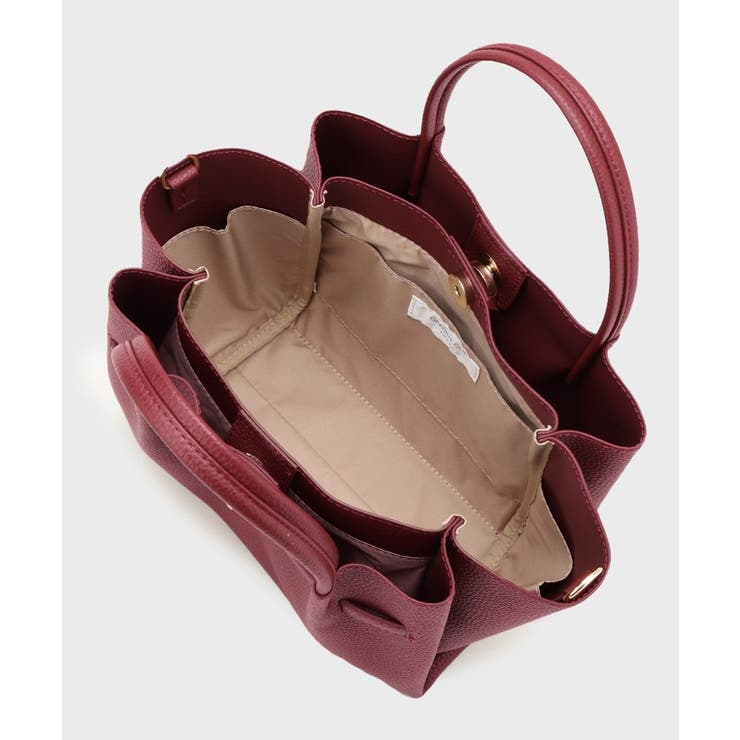 【軽量/2WAY/通勤対応】フロントベルトデザインミドルトートバッグ | OPAQUE.CLIP | 詳細画像31