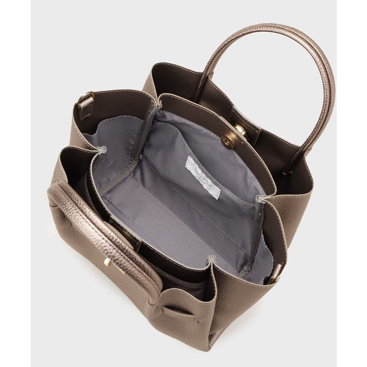 【軽量/2WAY/通勤対応】フロントベルトデザインミドルトートバッグ | OPAQUE.CLIP | 詳細画像32