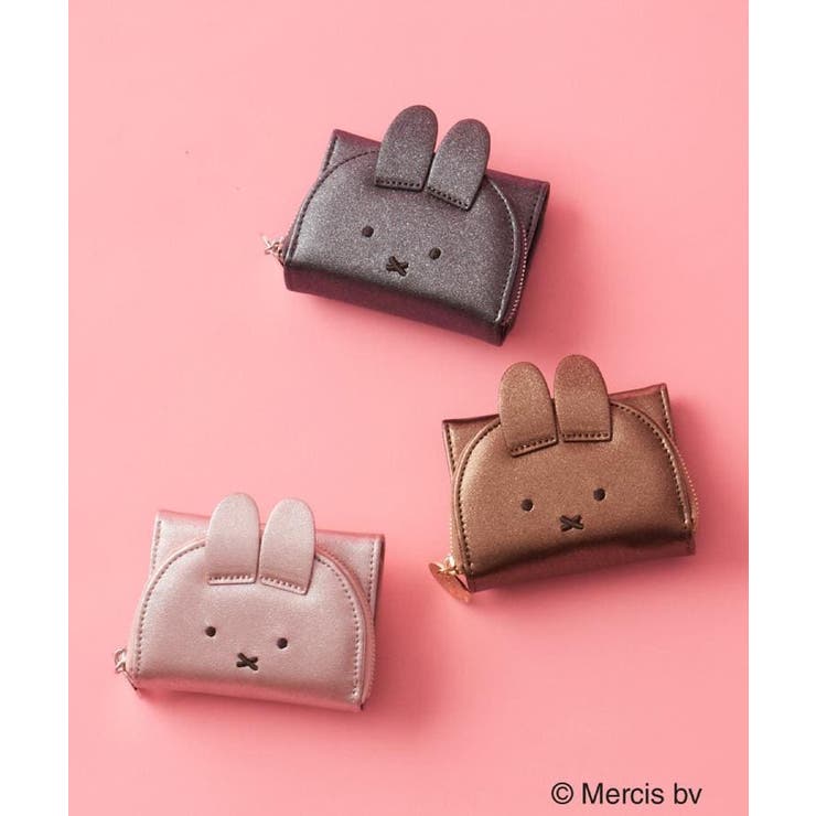 新色追加！】miffy x OPAQUE.CLIP 三つ折りウォレット[品番