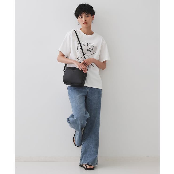 【長さ調節可能】ラウンドスクエアマチ付きミニショルダーバッグ | OPAQUE.CLIP | 詳細画像4 