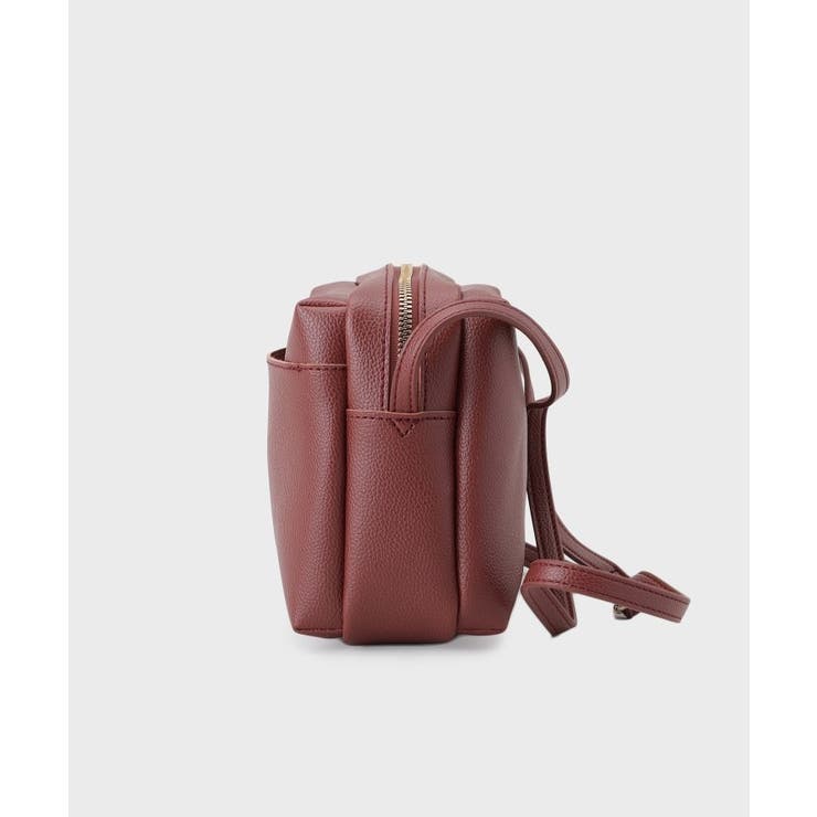 【長さ調節可能】ラウンドスクエアマチ付きミニショルダーバッグ | OPAQUE.CLIP | 詳細画像10 