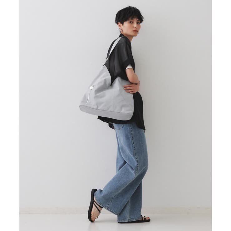 【A4サイズ対応／長さ調整可能】ダブルトライアングルデザインショルダーバッグ | OPAQUE.CLIP | 詳細画像2 