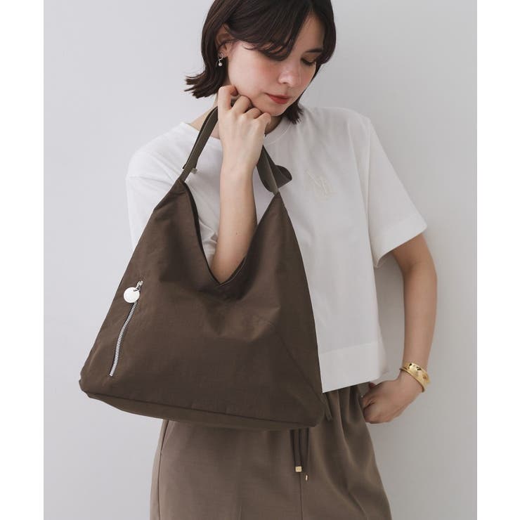 【A4サイズ対応／長さ調整可能】ダブルトライアングルデザインショルダーバッグ | OPAQUE.CLIP | 詳細画像5 