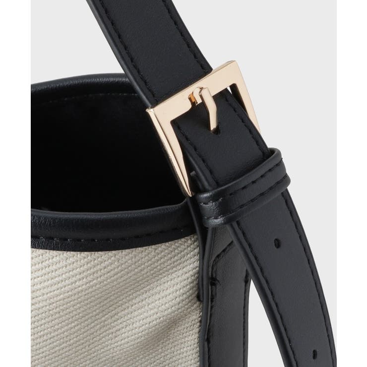 キャンバス調合皮ワンハンドルショルダーバッグ | OPAQUE.CLIP | 詳細画像16 