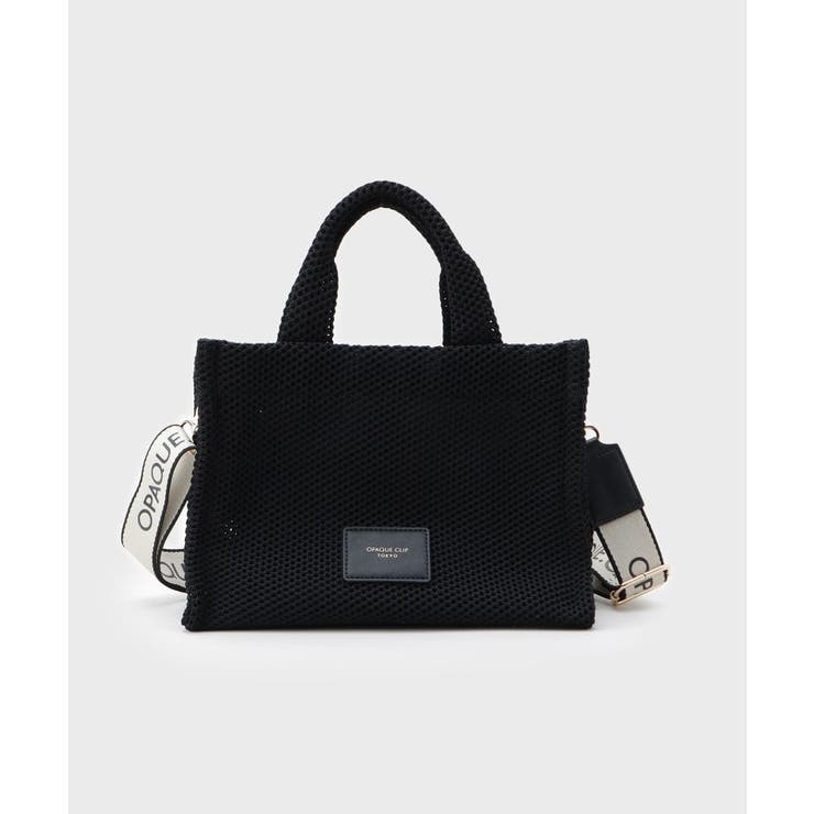 【2WAY】メッシュスクエアミドルトートバッグ | OPAQUE.CLIP | 詳細画像5 