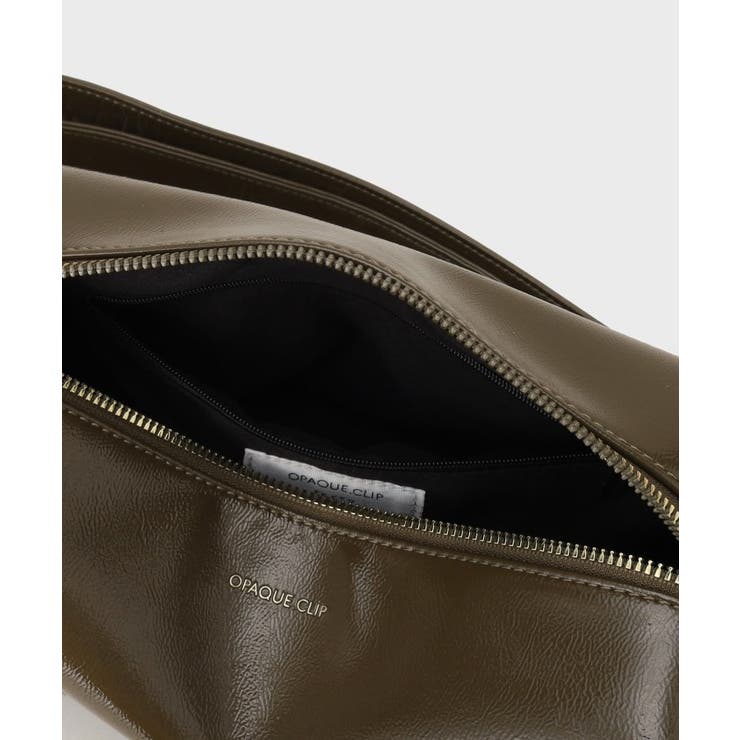【2WAY】エナメルワイドスクエアボストンバッグ | OPAQUE.CLIP | 詳細画像13 