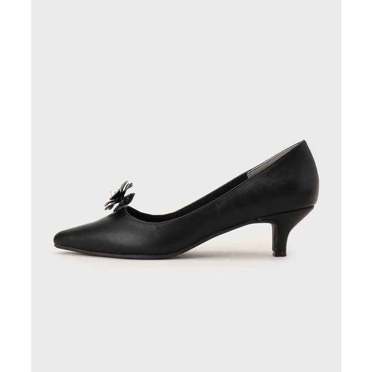 【2WAY／抗菌防臭加工】フラワークリップ付きパンプス | OPAQUE.CLIP | 詳細画像3 