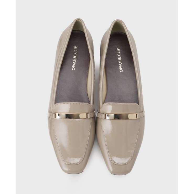 【抗菌防臭加工】メタルバーエナメルローファーシューズ | OPAQUE.CLIP | 詳細画像5 