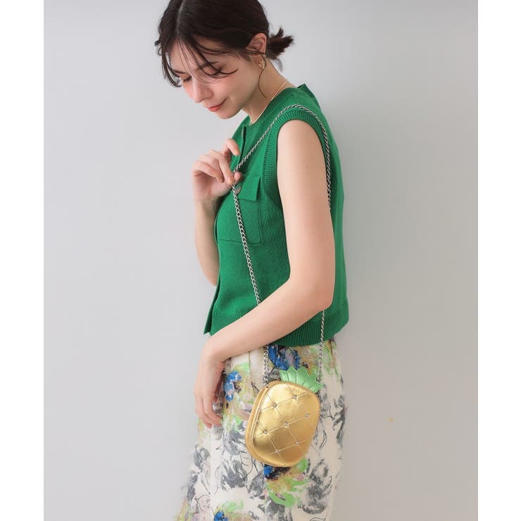 トロピカルメタリックミニショルダーバッグ | OPAQUE.CLIP | 詳細画像3 