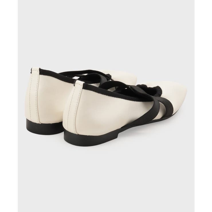 クロスゴムデザインバレエシューズ | OPAQUE.CLIP | 詳細画像4 