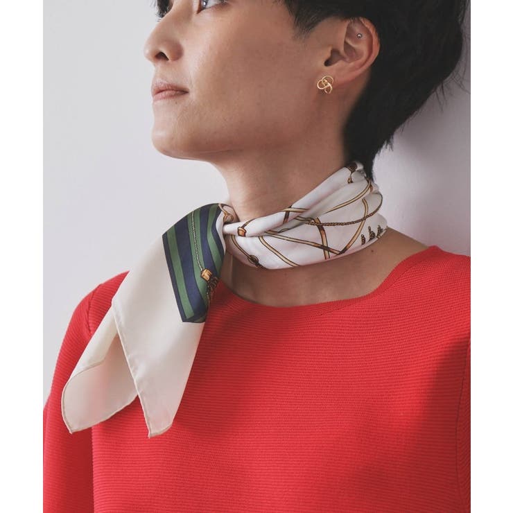 柄アソートスクエアスカーフ | OPAQUE.CLIP | 詳細画像6 