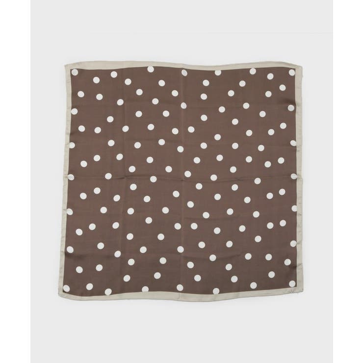 ブラウン(043) | 柄アソートスクエアスカーフ | OPAQUE.CLIP