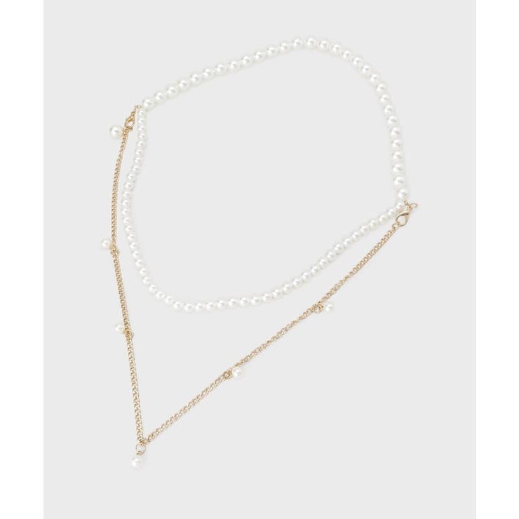 【マルチWAY】ネックレスにもなるパール調チェーンベルト | OPAQUE.CLIP | 詳細画像2 