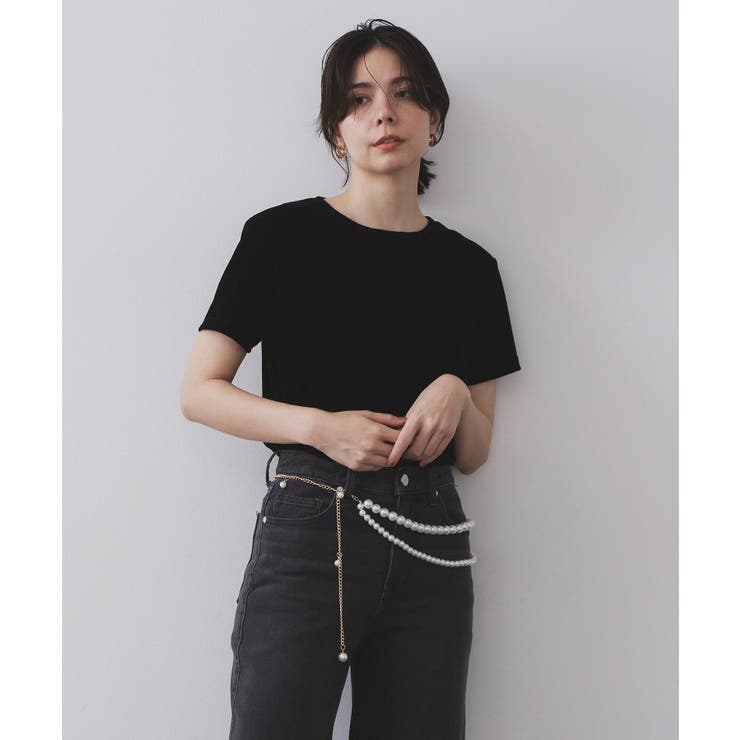 【マルチWAY】ネックレスにもなるパール調チェーンベルト | OPAQUE.CLIP | 詳細画像8 