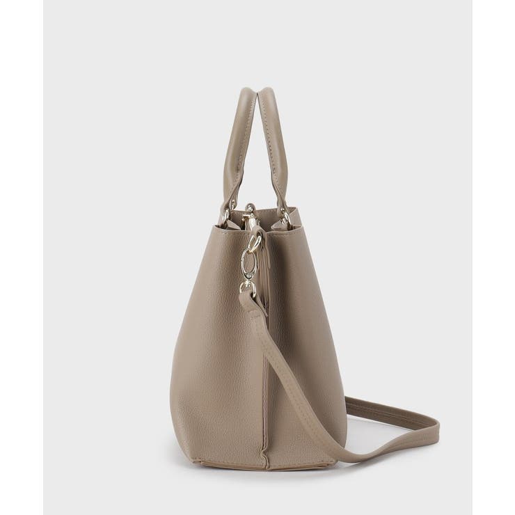 【2WAY/人間工学】ソフトシュリンク合皮ミドルサイズトートバッグ | OPAQUE.CLIP | 詳細画像10 