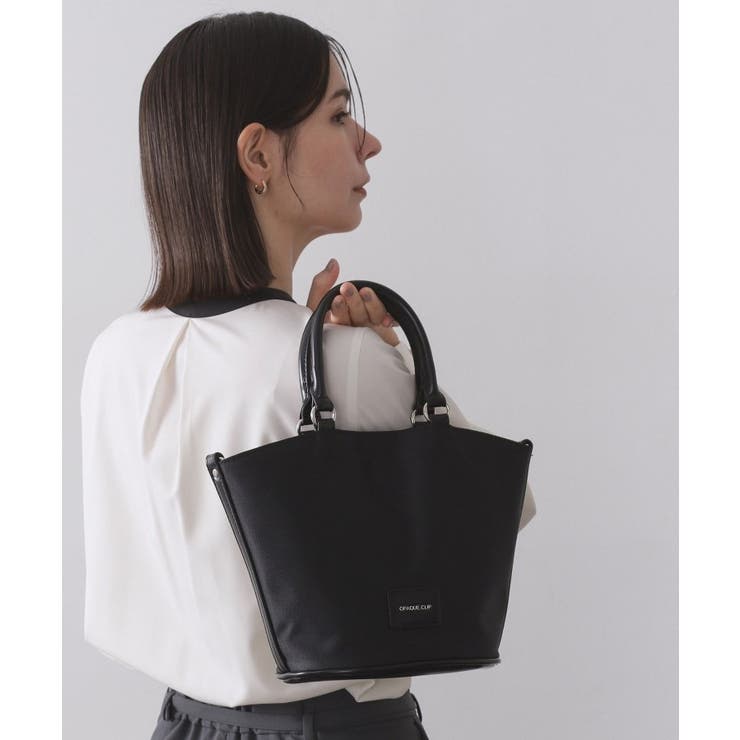 ミニショルダーとしても使える！バッグインポーチ付きミドルトートバッグ | OPAQUE.CLIP | 詳細画像1 