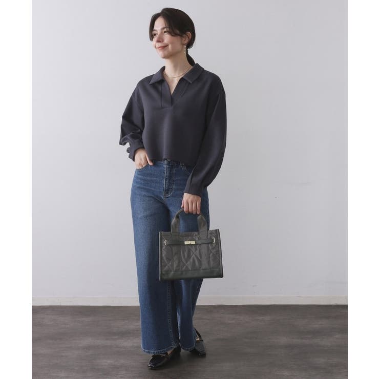 【2WAY】ダイヤキルティングスクエアミドルショルダーバッグ | OPAQUE.CLIP | 詳細画像4 