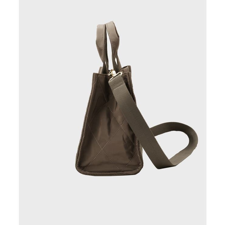 【2WAY】ダイヤキルティングスクエアミドルショルダーバッグ | OPAQUE.CLIP | 詳細画像12 