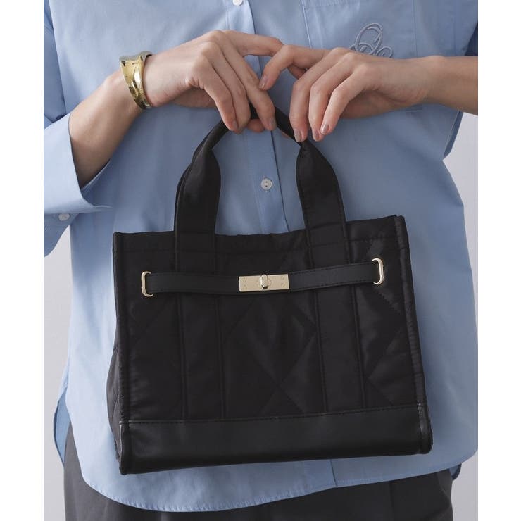 ブラック(019) | 【2WAY】ダイヤキルティングスクエアミドルショルダーバッグ | OPAQUE.CLIP